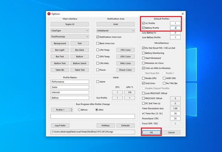 Throttlestop undervolting profiles.