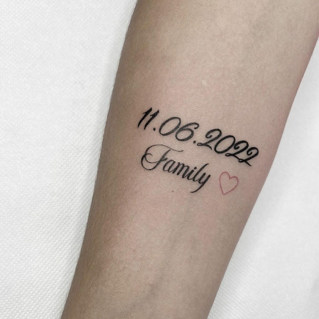 Date Tattoo