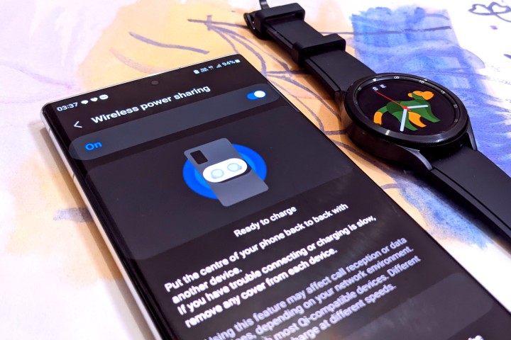 Samsung reverse wireless power sharing