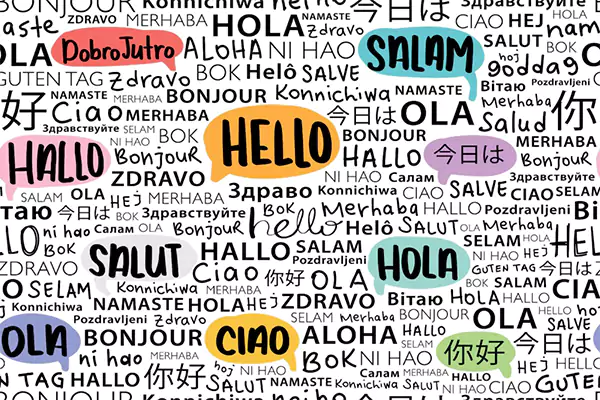 Greetings in various Strong Languages