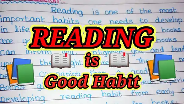 Reading is a good habit