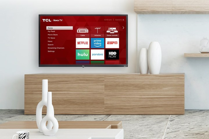 TCL 3-series TV in the living room.