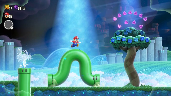 Wiggly Pipe in Super Mario Bros. Wonder