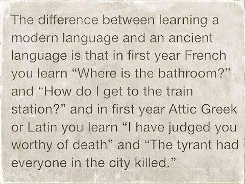 Modern vs Dead Languages
