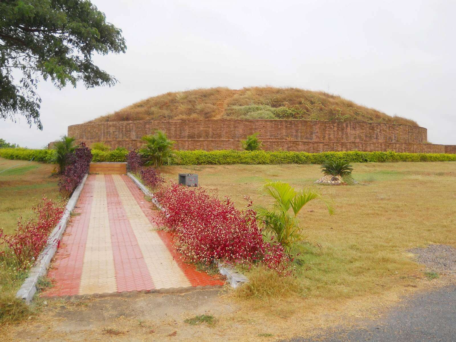 Buddha monuments in Nelakondapalli, one of the tourist places near Hyderabad