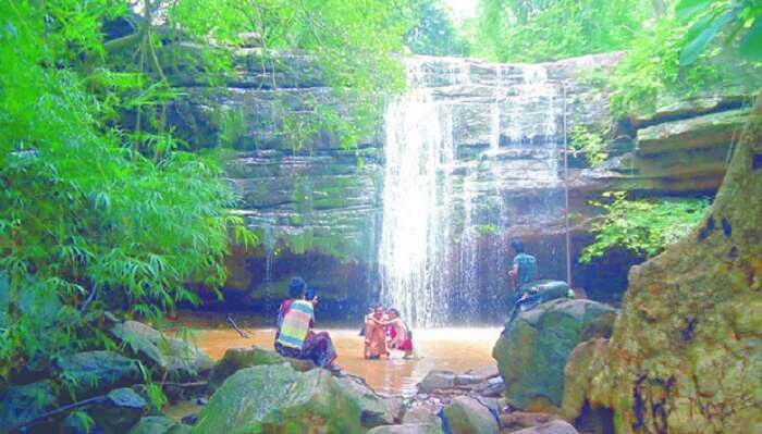 Bheemuni Paadam Waterfalls, one of the tourist places near Hyderabad