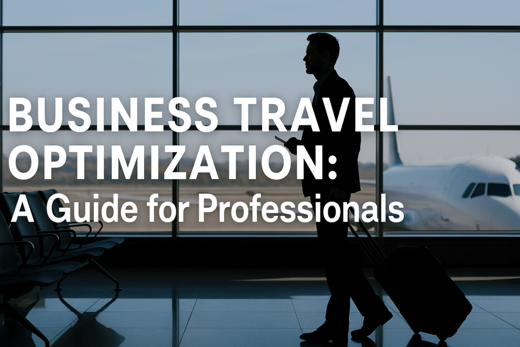 Business Travel Optimization Guides for Professionals Business Travel Optimization Guides for Professionals